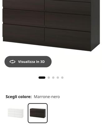 cassettiera ikea 6 cassetti