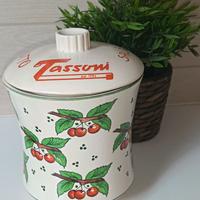 Vaso Amarena Frutto Tassoni Salò scritte rosse CAM