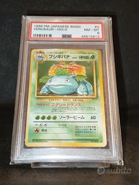 Pokemon Venusaur Set Base Jap PSA 8 