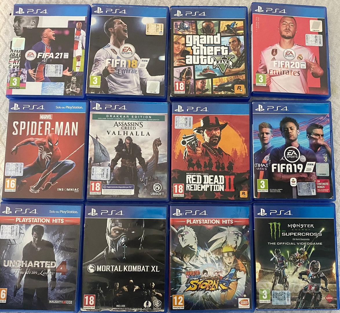 Giochi ps4, 12 giochi in blocco o singolarmente - Console e