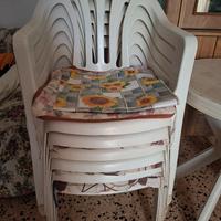 Sedie di plastica