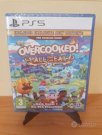 gioco ps5 " OVERCOOKED !..." NUOVO SIGILLATO