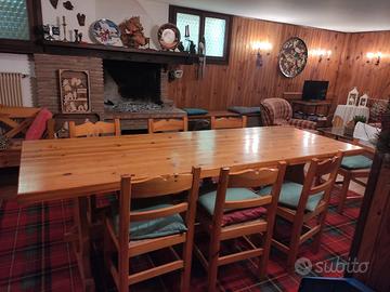 Arredo Taverna  Sedie, Credenza, Panca, Piattaiaia
