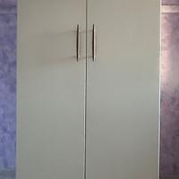 Armadio 2 ante panna e ciliegio