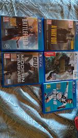 Lotto Giochi PS4/PS5 - Pari al Nuovo.