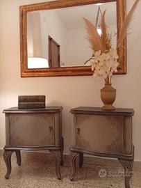 comodini antichi restaurati 