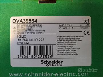 Lampade Emergenza SCHNEIDER Electric RILUX