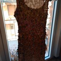 Abito da sera pralinato oro