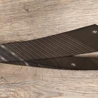 cravatta marrone a righe