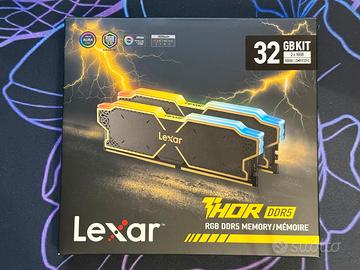 Lexar THOR RGB RAM DDR5 32GB Kit (2x16GB) 6000 MHz