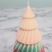 albero di natale fatto in cera 