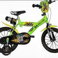 Bicicletta Bici 14" Tartarughe Ninja (Dino Bikes)