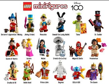 LEGO 71037 serie DISNEY 100
