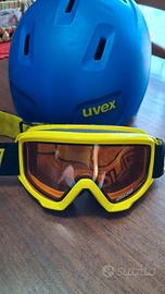 Casco uvex junior tg 54/56 +maschera salice