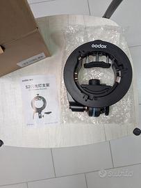 Bracket Godox S2 - Supporto Flash Attacco Bowens