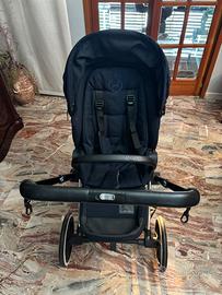 Cybex Priam silver colore blu