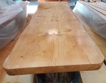 TAVOLA ABETE ROSSO 380 cm + PANCHE