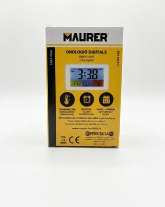 Orologio digitale Maurer con sveglia e termometro