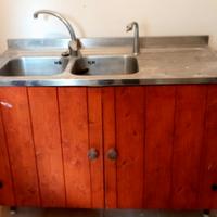 lavello acciaio con mobile .