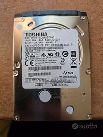 Hard Disk Toshiba 2.5 da 1000gb 
1TB