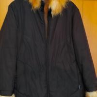 Cappotto con inserti pelliccia sintetica tg S/M
Co