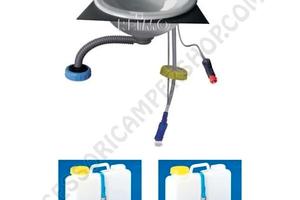KIT LAVELLO CUCINA/ LAVABO BAGNO CAMPEGGIO CAMPER 