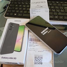 Samsung A56 nero 8/128gb del 19/06/2025 perfetto