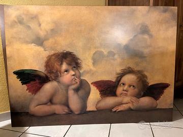 Stampa 'Angeli-putti' su legno