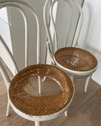 2 sedie Thonet originali da restaurare