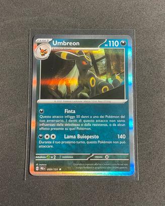Umbreon Pokemon Holo Espeon Eeveelution