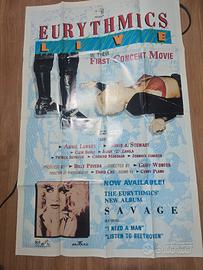 Poster originale Eurythmics Live 1987 RCA