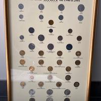 QUADRO STORIA DELLA LIRA dal 1946 al 2001
