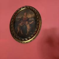 Quadro stile barocco raffigurato con gli angeli