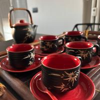 Servizio tè giapponese - teiera + 6 tazze