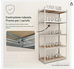 SCAFFALE METALLO NUOVO