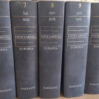 enciclopedia universale europea GARZANTI  12 libri