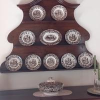 Piattaia in pure legno di noce