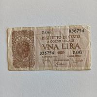 banconota 1 lira