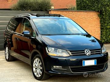 VW SHARAN 2.0D 6m-7POSTI-Pelle,Tetto-2014