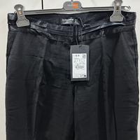 Pull & Bear - Pantalone Elegante Donna Nero, IT 40