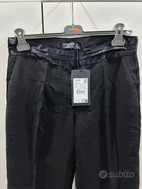 Pull & Bear - Pantalone Elegante Donna Nero, IT 40