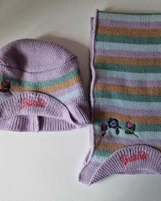 Cappello e sciarpa Barbie