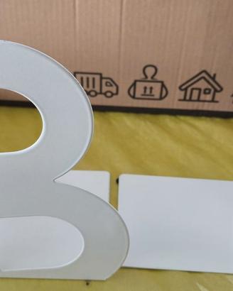 COPPIA DI FERMALIBRI A "B"