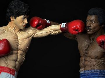 Rocky vs apollo dipinta a mano
