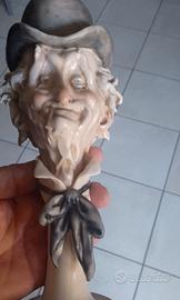 Sculturina Giuseppe Cappe'. porcellana