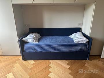 Letto noctis space con secondo letto e 2 materassi
