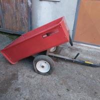 carretto trattorino tagliaerba 