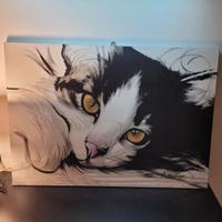 Quadro Gatto 100×70