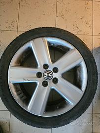 set 4 cerchi in lega Volkswagen con pneumatici