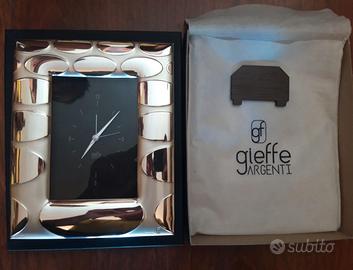 Porta fotografia Gieffe argenti orologio batteria